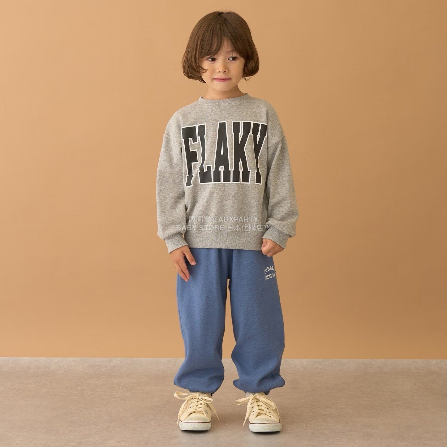 日本童裝 b・R# 抓毛運動褲 100-140cm 男童款 冬季 PANTS