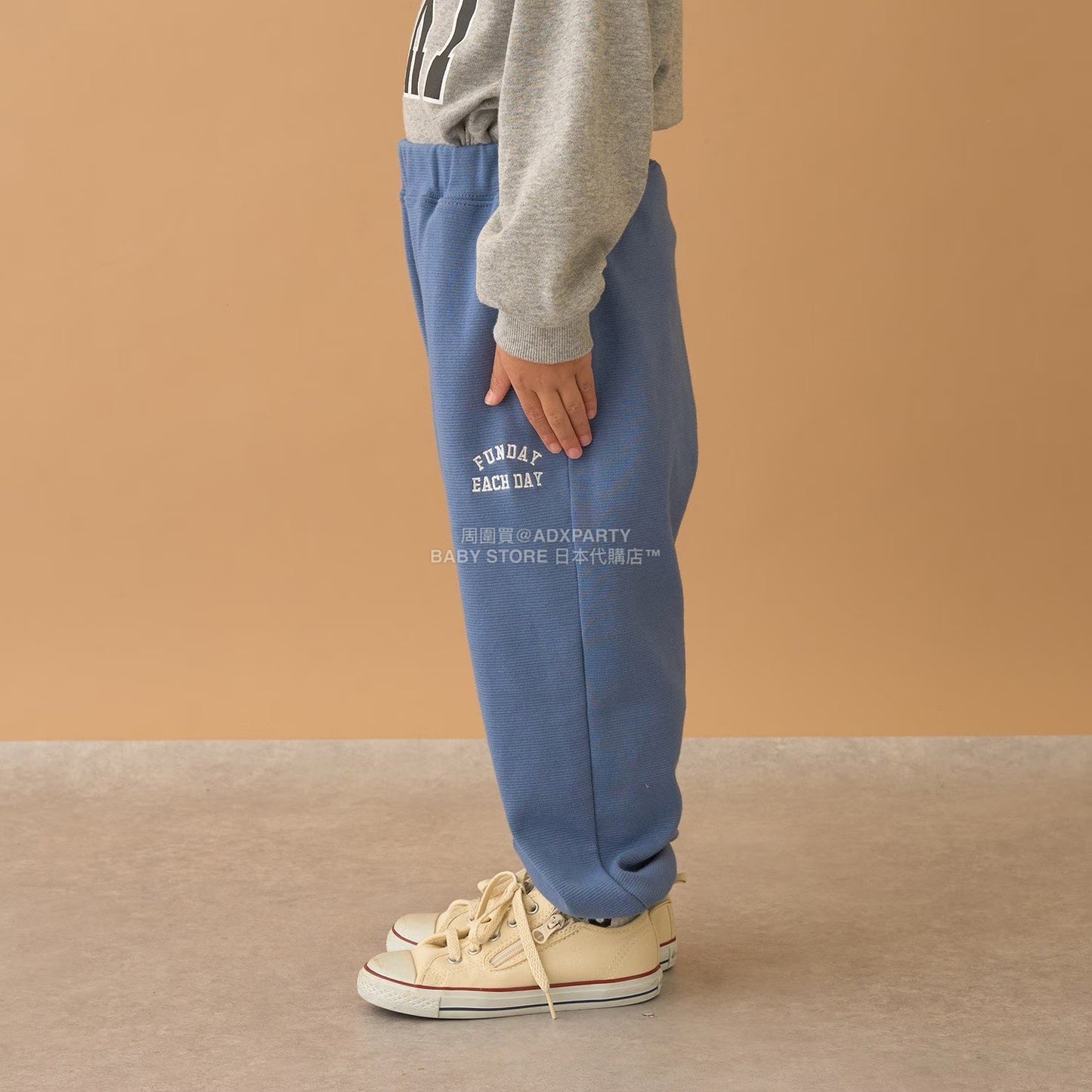 日本童裝 b・R# 抓毛運動褲 100-140cm 男童款 冬季 PANTS