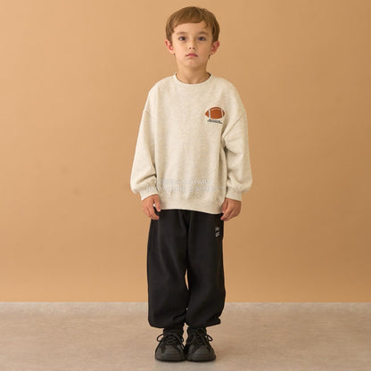 日本童裝 b・R# 抓毛運動褲 100-140cm 男童款 冬季 PANTS