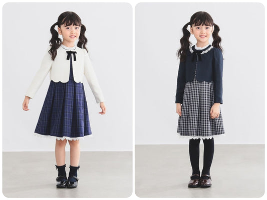 Japanese children's clothing B:MING by BEAMS dress coat and dress 100-130cm girls summer outerwear dresses for interviews/banquets/performances
