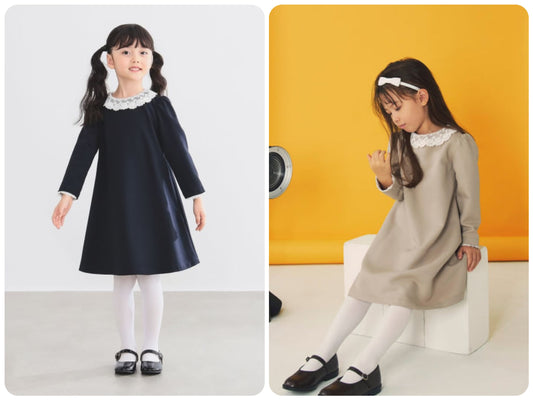 Japanese children's clothing B:MING by BEAMS dress 100-130cm girls summer dress for interviews/banquets/performances 