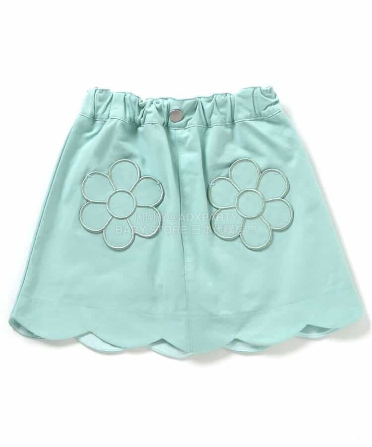 日本童裝 apres les cours 花花口袋短裙 80-140cm 女童款 夏季 SKIRTS