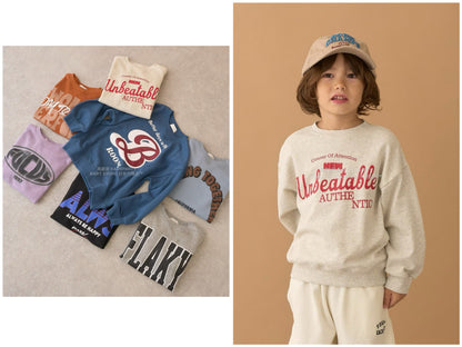 日本童裝 b・R# 印花衛衣 100-150cm 男童款 冬季 TOPS