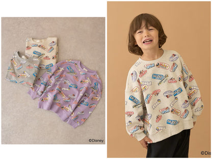 日本童裝 b・R# x Disney 印花衛衣 100-150cm 男童款 冬季 TOPS