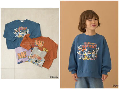 日本童裝 b・R# x Disney 印花衛衣 100-150cm 男童款 冬季 TOPS