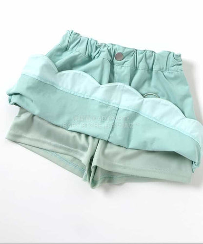 日本童裝 apres les cours 花花口袋短裙 80-140cm 女童款 夏季 SKIRTS