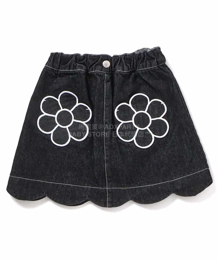 日本童裝 apres les cours 花花口袋短裙 80-140cm 女童款 夏季 SKIRTS