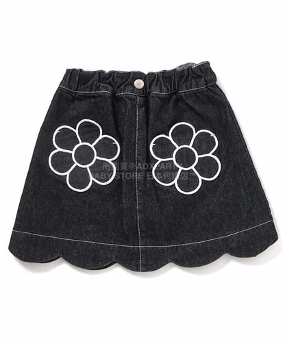 日本童裝 apres les cours 花花口袋短裙 80-140cm 女童款 夏季 SKIRTS
