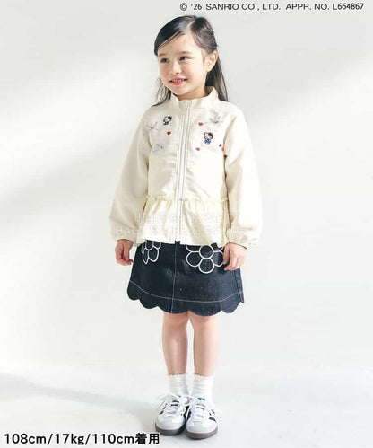 日本童裝 apres les cours 花花口袋短裙 80-140cm 女童款 夏季 SKIRTS
