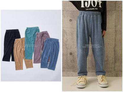 日本童裝 b・R# 針織燈芯絨褲 100-140cm 男童款 秋季 PANTS