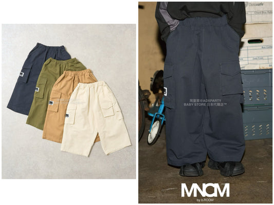 日本童裝 b・R# 闊版工裝褲 110-150cm 男童款 秋季 PANTS