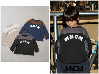 日本童裝 b・R# 吸水速乾 防UV系列 拼色長袖上衣 110-150cm 男童款 秋季 TOPS