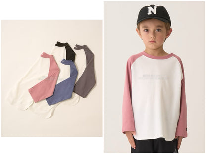 日本童裝 b・R# 吸水速乾 防UV系列 插肩長袖上衣 100-150cm 男童款 秋季 TOPS