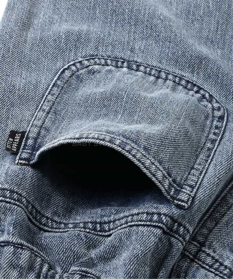 日本童裝 BREEZE 牛仔闊腳褲 90-150cm 男童款 冬季 PANTS