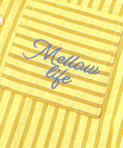 日本童裝 apres les cours 度假風襯衫短褲套裝 70-80cm 男童款 初生嬰兒 夏季 TOPS PANTS