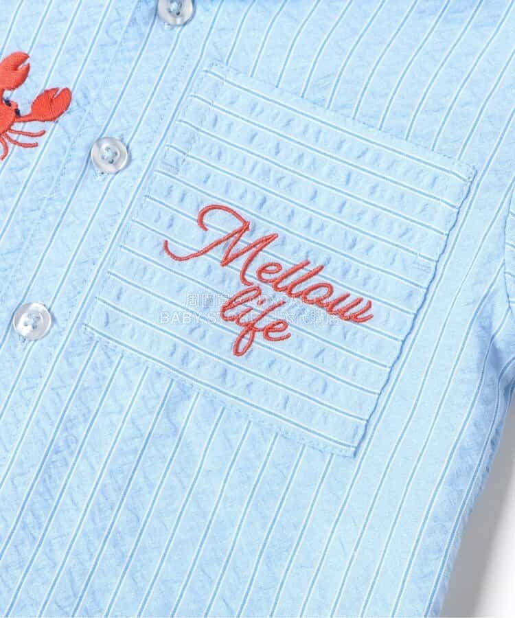 日本童裝 apres les cours 度假風襯衫短褲套裝 70-80cm 男童款 初生嬰兒 夏季 TOPS PANTS