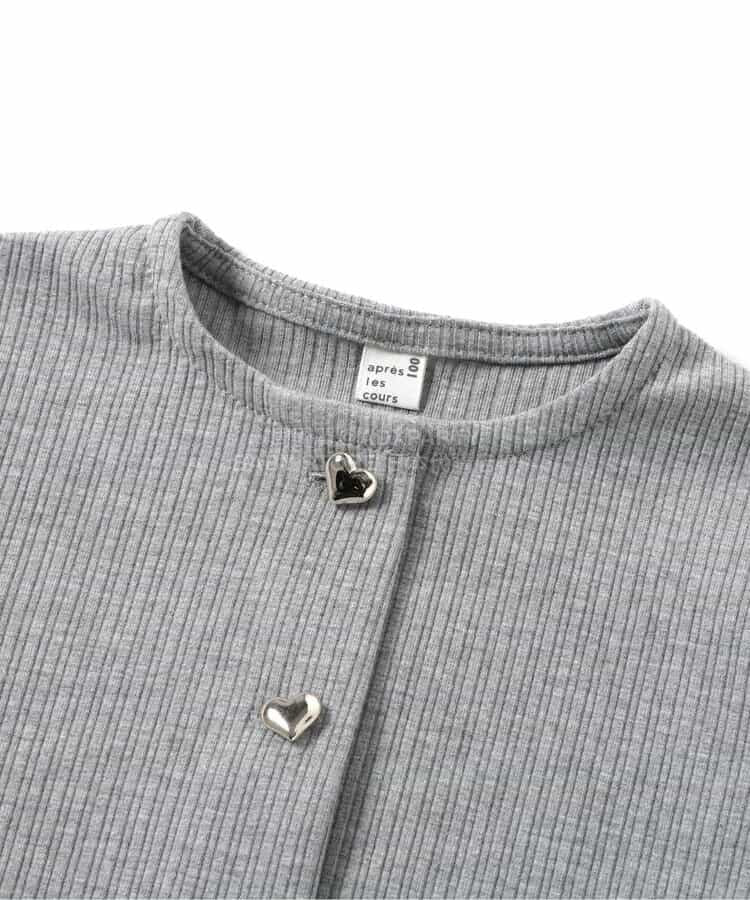日本童裝 apres les cours 針織外套背心兩件套裝 90-140cm 女童款 夏季 TOPS