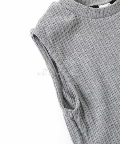 日本童裝 apres les cours 針織外套背心兩件套裝 90-140cm 女童款 夏季 TOPS