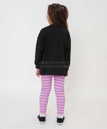 日本童裝 BREEZE 羅紋打底褲 90-140cm 女童款 冬季 PANTS