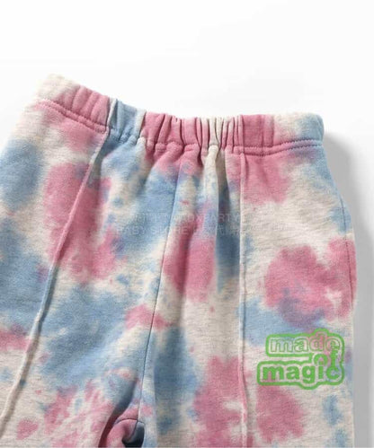 日本童裝 BREEZE 扎染拼接長褲 90-140cm 男童款 冬季 PANTS