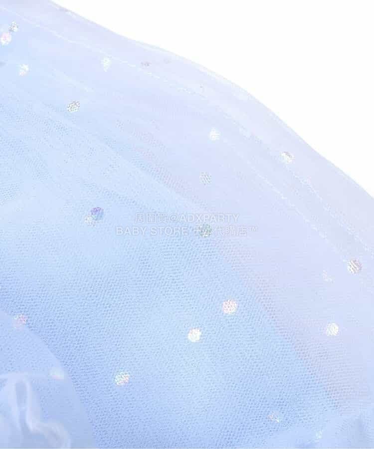 日本童裝 apres les cours 泡泡袖薄紗連身裙 80-140cm 女童款  夏季 DRESSES
