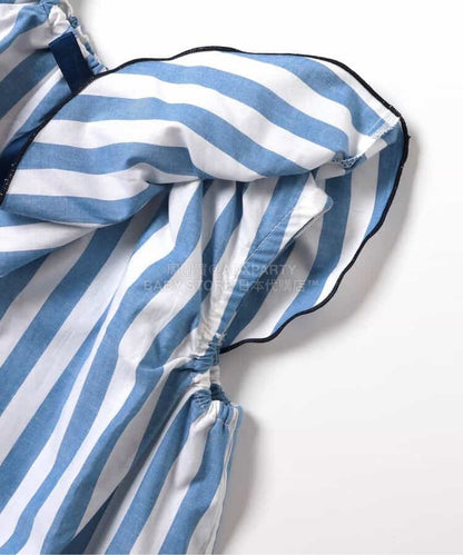 日本童裝 apres les cours 2Way 雙面兩著 荷葉邊領上衣 80-140cm 女童款 夏季 TOPS