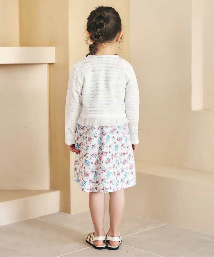 日本童裝 apres les cours 絲帶蕾絲拼接外套 80-140cm 女童款 夏季 OUTERWEAR