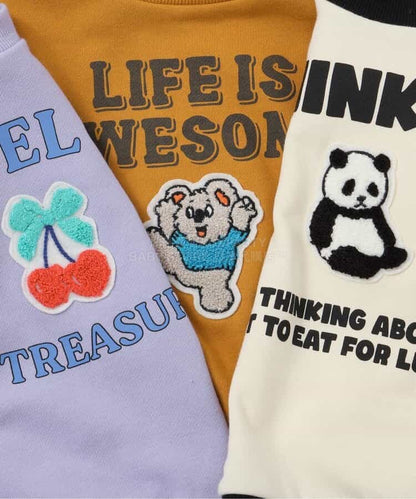 日本童裝 BREEZE 貼布衛衣 80-140cm 男童款/女童款 冬季 TOPS