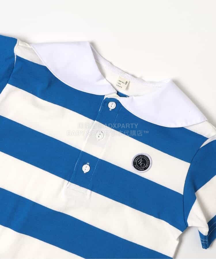 日本童裝 apres les cours 水手條紋兩件套裝 80-130cm 男童款 夏季 TOPS PANTS