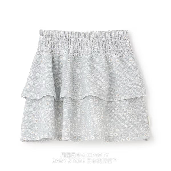 Japanese children's clothing pe#main layered full-print skirt 80-130cm girls summer SKIRTS 