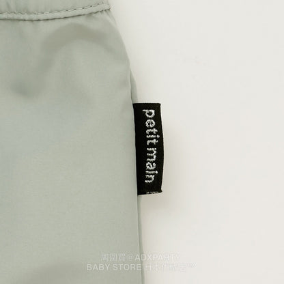 Japanese children's clothing pe#main waterproof series ruffled work pants 80-130cm boys' summer jumpsuit 