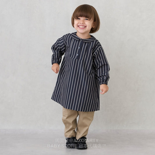 Japanese children's clothing pe#main waterproof series apron 80-130cm boys' summer TOPS 