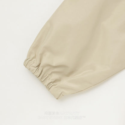 Japanese children's clothing pe#main waterproof series apron 80-130cm boys' summer TOPS 