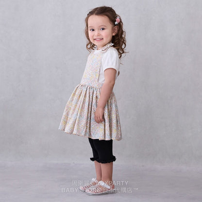 Japanese children's clothing pe#main waterproof series apron 80-130cm girls summer TOPS 