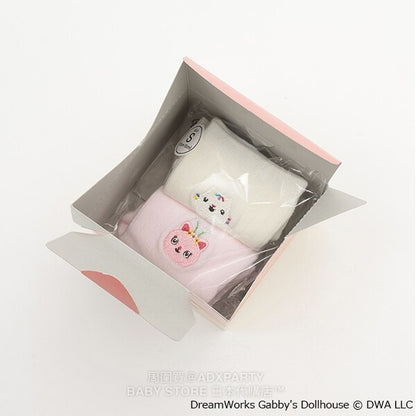 pe#main x Gabby's Dollhouse socks, 2 pairs in a box, 13-20cm, direct from Japan. 
