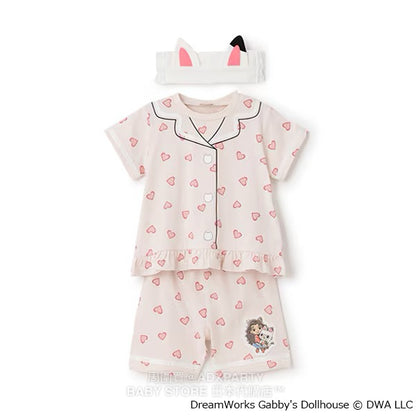 Japanese children's clothing pe#main x Gabby's Dollhouse pajamas 90-130cm girls' summer pajamas series 