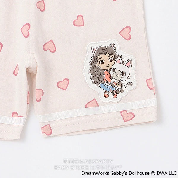 Japanese children's clothing pe#main x Gabby's Dollhouse pajamas 90-130cm girls' summer pajamas series 