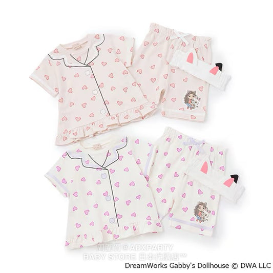 Japanese children's clothing pe#main x Gabby's Dollhouse pajamas 90-130cm girls' summer pajamas series 