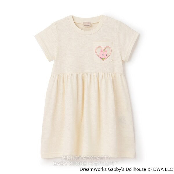 Japanese children's clothing pe#main x Gabby's Dollhouse dress 80-130cm girls summer dresses 