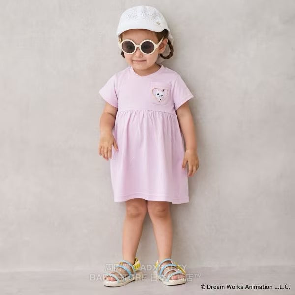Japanese children's clothing pe#main x Gabby's Dollhouse dress 80-130cm girls summer dresses 