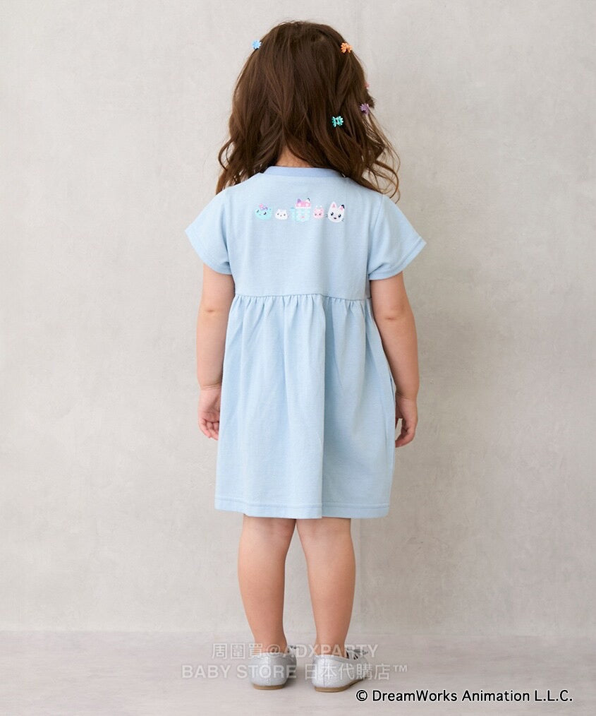 Japanese children's clothing pe#main x Gabby's Dollhouse dress 80-130cm girls summer dresses 