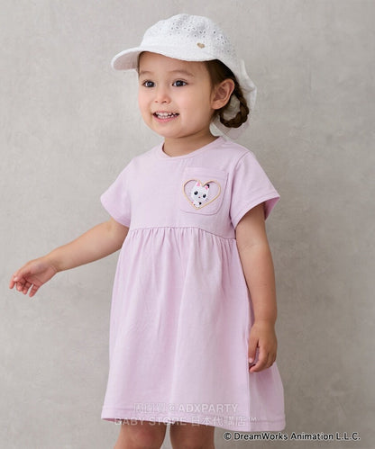 Japanese children's clothing pe#main x Gabby's Dollhouse dress 80-130cm girls summer dresses 