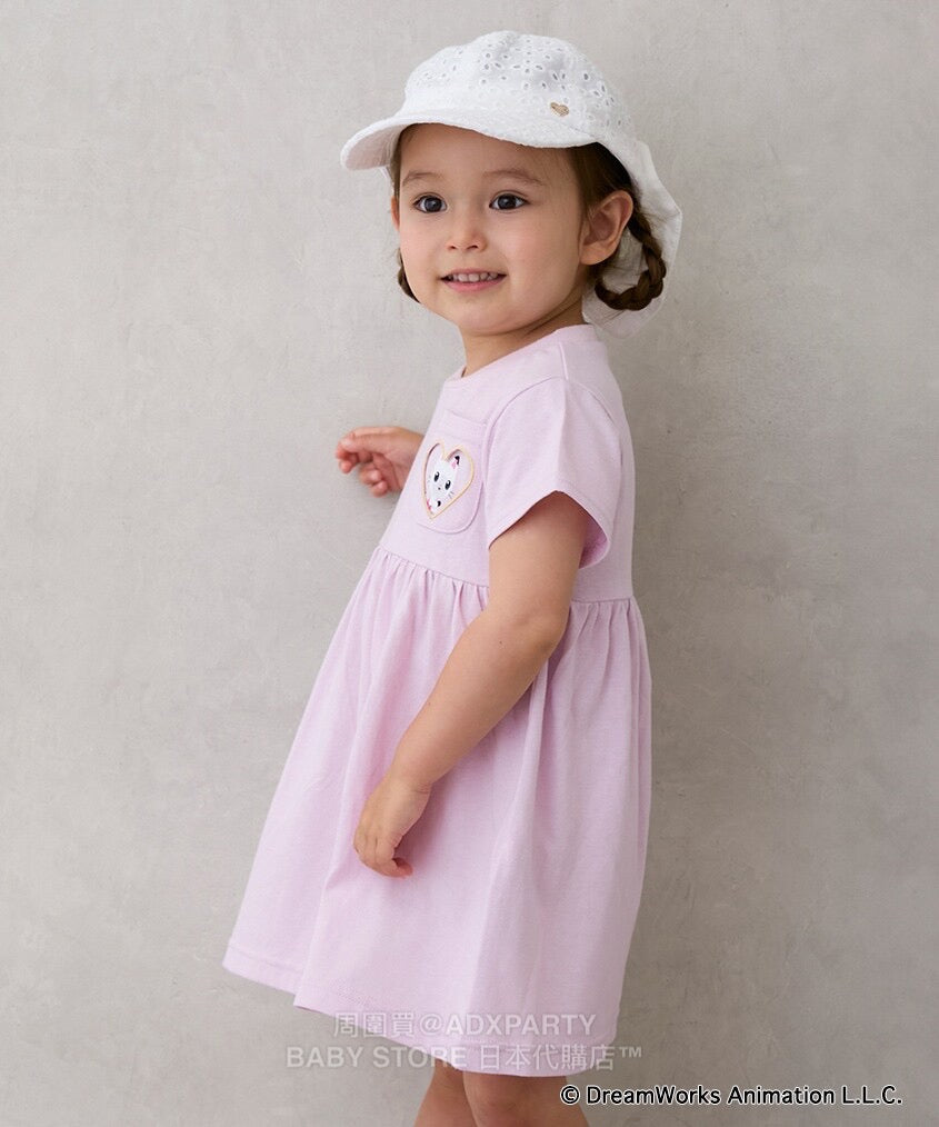 Japanese children's clothing pe#main x Gabby's Dollhouse dress 80-130cm girls summer dresses 