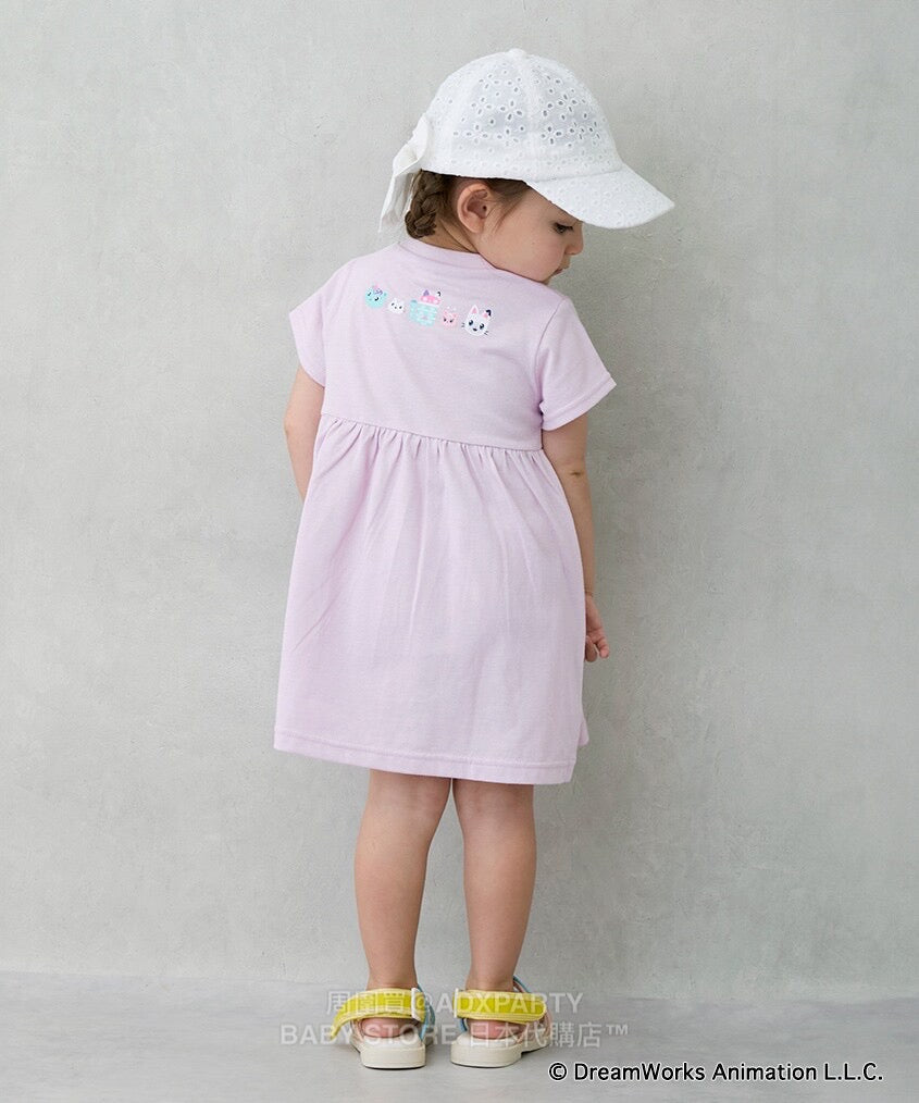 Japanese children's clothing pe#main x Gabby's Dollhouse dress 80-130cm girls summer dresses 