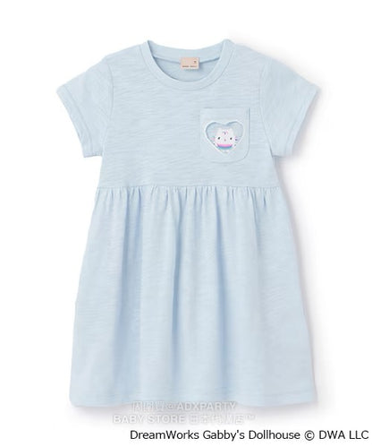 Japanese children's clothing pe#main x Gabby's Dollhouse dress 80-130cm girls summer dresses 