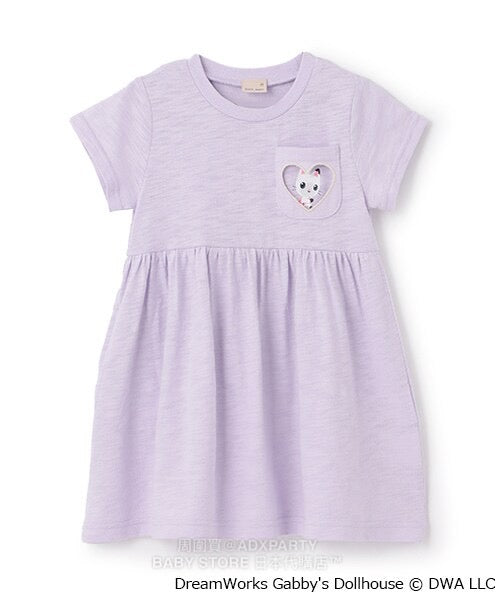 Japanese children's clothing pe#main x Gabby's Dollhouse dress 80-130cm girls summer dresses 
