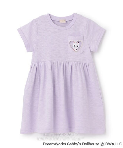 Japanese children's clothing pe#main x Gabby's Dollhouse dress 80-130cm girls summer dresses 