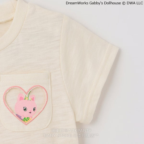 Japanese children's clothing pe#main x Gabby's Dollhouse dress 80-130cm girls summer dresses 