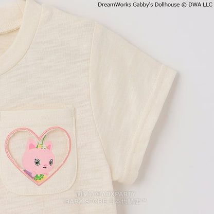 Japanese children's clothing pe#main x Gabby's Dollhouse dress 80-130cm girls summer dresses 