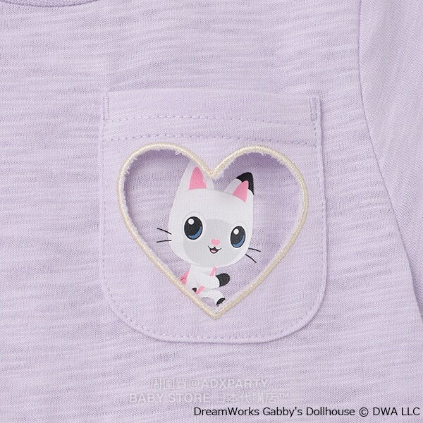 Japanese children's clothing pe#main x Gabby's Dollhouse dress 80-130cm girls summer dresses 